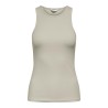 ONLY Kenya Rib Tanktop - Pumice Stone