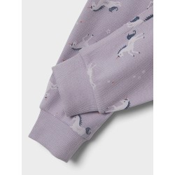 NAME IT Mini Enhjørning Nattøj Sæt - Lavender Aura