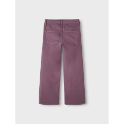 NAME IT Kids Rose Brede Twill Bukser - Arctic Dusk