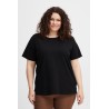 FRANSA Plus Shoulder Basis T-shirt - Sort