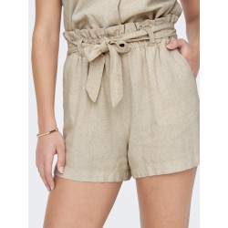 JDY Say Hør Shorts - Oatmeal