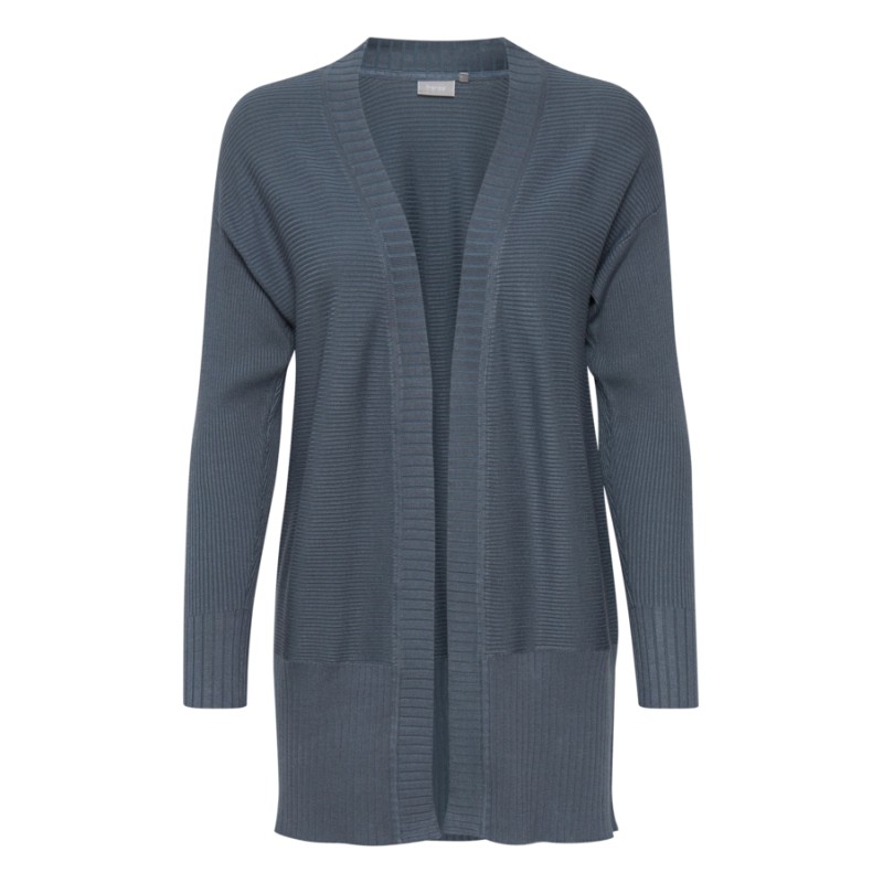 FRANSA Strikket Cardigan - Bering Sea