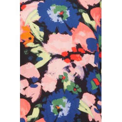 FRANSA Mosa Langærmet Bluse Med Print - Sort