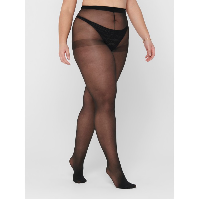 ONLY CARMAKOMA Saga 40 Den Tights 2P - Sort