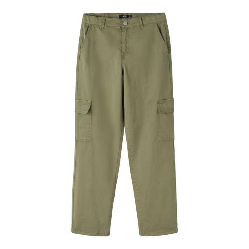 LMTD Kids Talse Twill Cargo Bukser - Deep Lichen Green