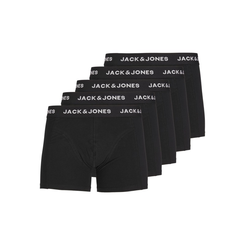 JACK & JONES Huey Boxershorts 5-Pak - Sort