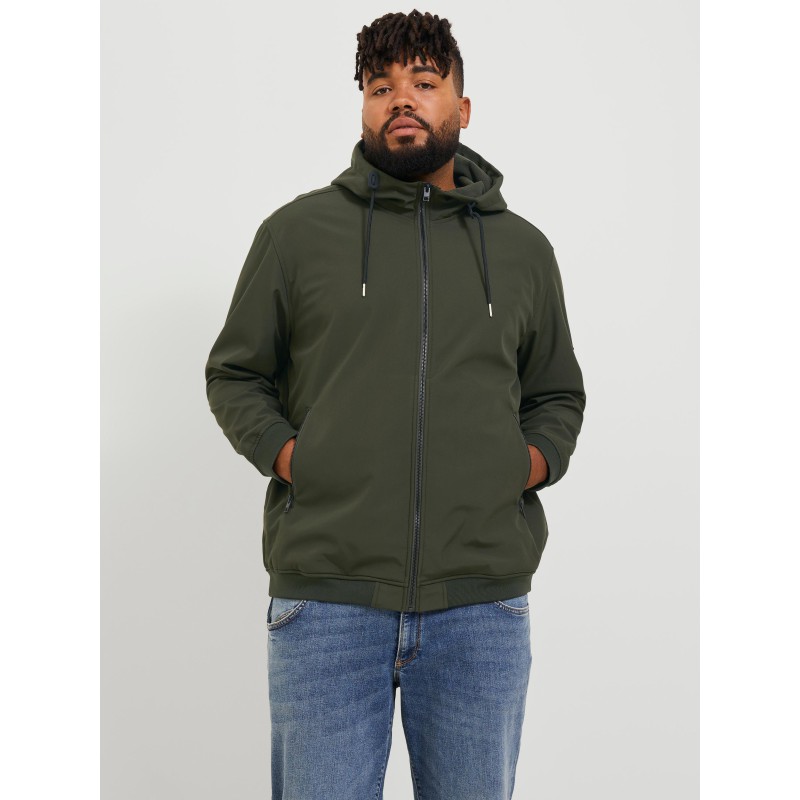 JACK & JONES Plus Basic Softshell Jakke - Rosin