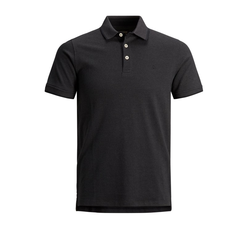 JACK & JONES Plus Paulos Polo - Dark Grey Melange