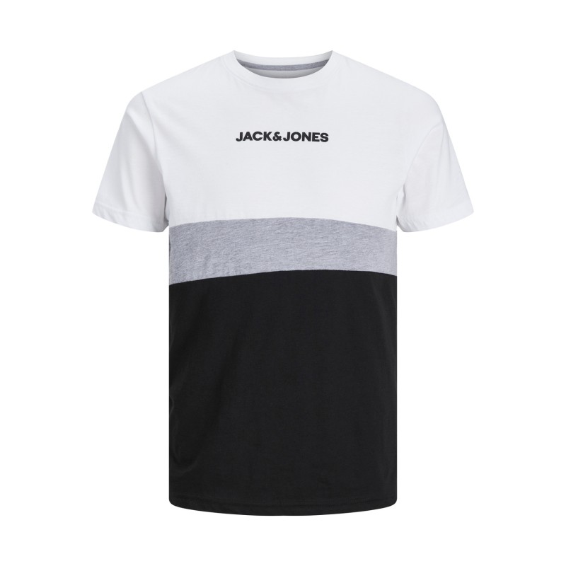 JACK & JONES Ereid Blocking Tee Kortærmet - Hvid