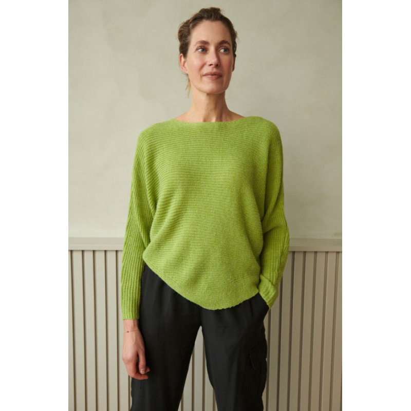 Fransa Retta Pullover - Dark Citron