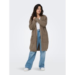 ONLY CARMAKOMA Jade Strik Cardigan - Caribou