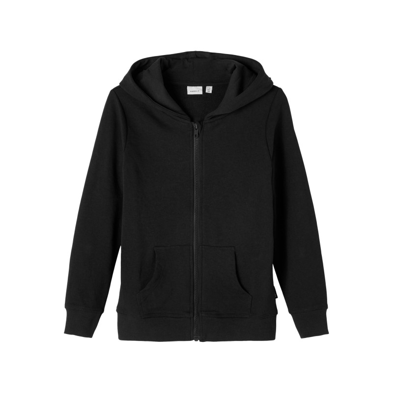 NAME IT Kids New Hoodie Sweat Zip Hoodie - Sort
