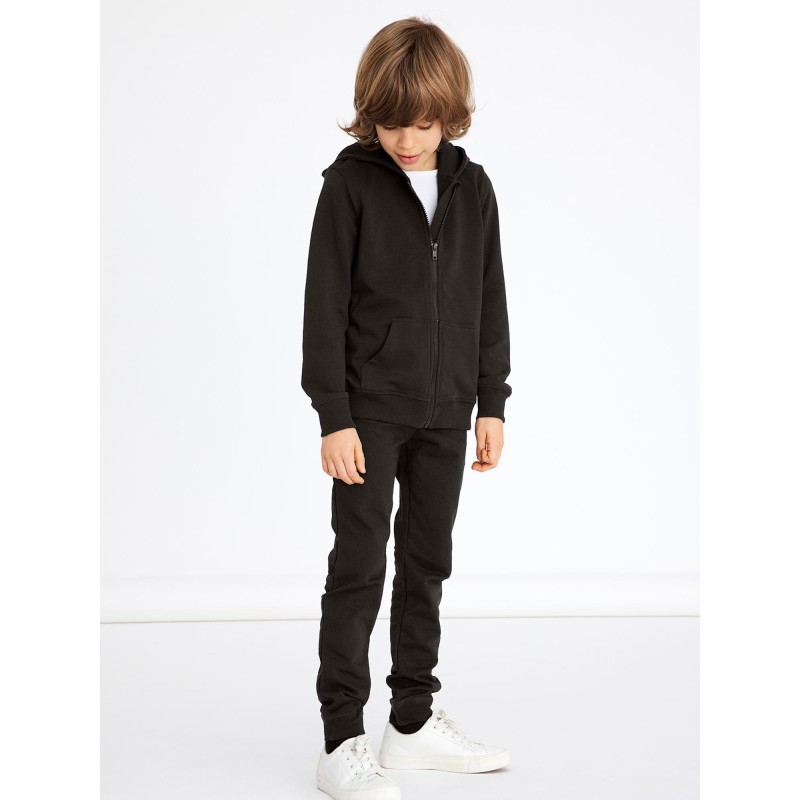 NAME IT Kids New Hoodie Sweat Zip Hoodie - Sort