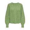 JDY Marian Nuella Strik Pullover - Grass Green