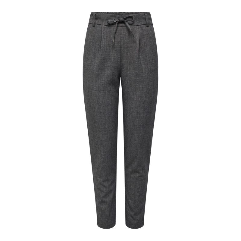 ONLY Poptrash-Elise Easy Melange Bukser - Dark Grey Melange