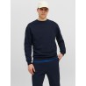 JACK & JONES Bradley Crew Sweatshirt - Navy Blazer