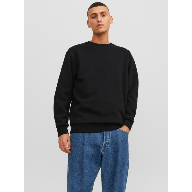 JACK & JONES Bradley Crew Sweatshirt - Sort