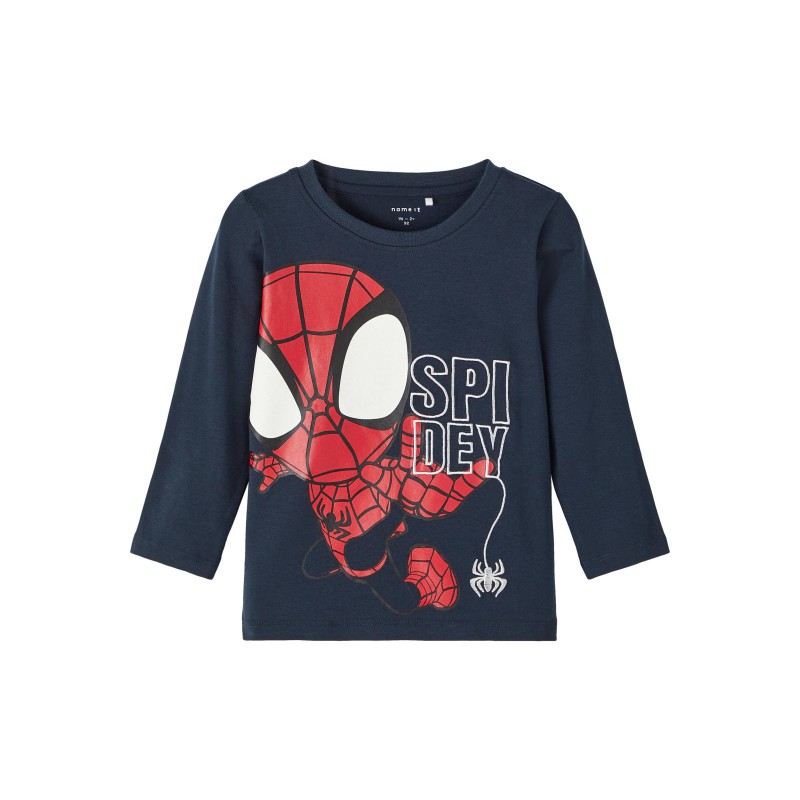 NAME IT Mini Junior Spidey Bluse - Dark Sapphire