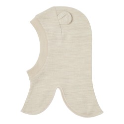 NAME IT Baby Wup Uld Elefanthue m. Øreflapper - Peyote Melange