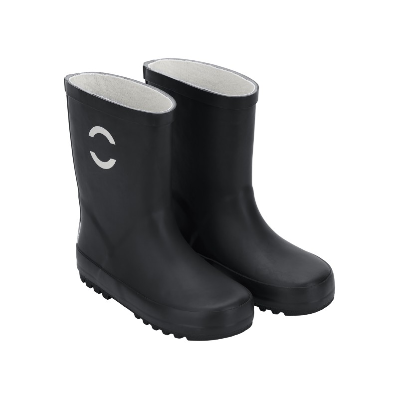 MIKK-LINE Wellies m. riller gummistøvler - Sort