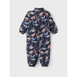 NAME IT Baby/Mini Snow10 Teknisk Flyverdragt Med Dino Print - Dark Sapphire