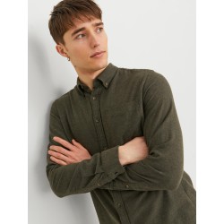 JACK & JONES Klassisk Melange Skjorte - Rosin