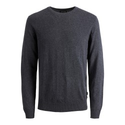 JACK & JONES Emil crew neck pullover - Dark Grey Melange