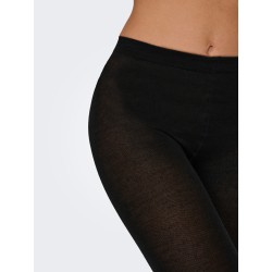 ONLY Gudrun Uld Tights - Sort