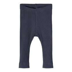 NAME IT Rib Leggings - Dark Sapphire
