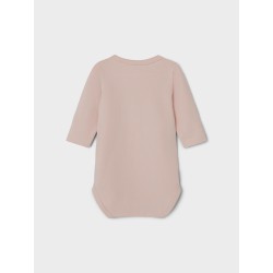 NAME IT Baby Obbi L/S Bodystocking - Rose Smoke