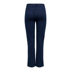 JDY Brooklyn Højtaljede Straight Jeans Pnt - Dark Blue