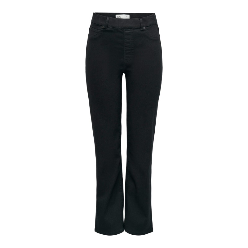 JDY Brooklyn Højtaljede Straight Jeans Pnt - Sort