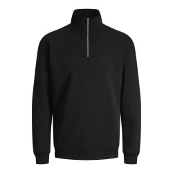 JACK & JONES Bradley Sweatshirt Half Zip - Sort