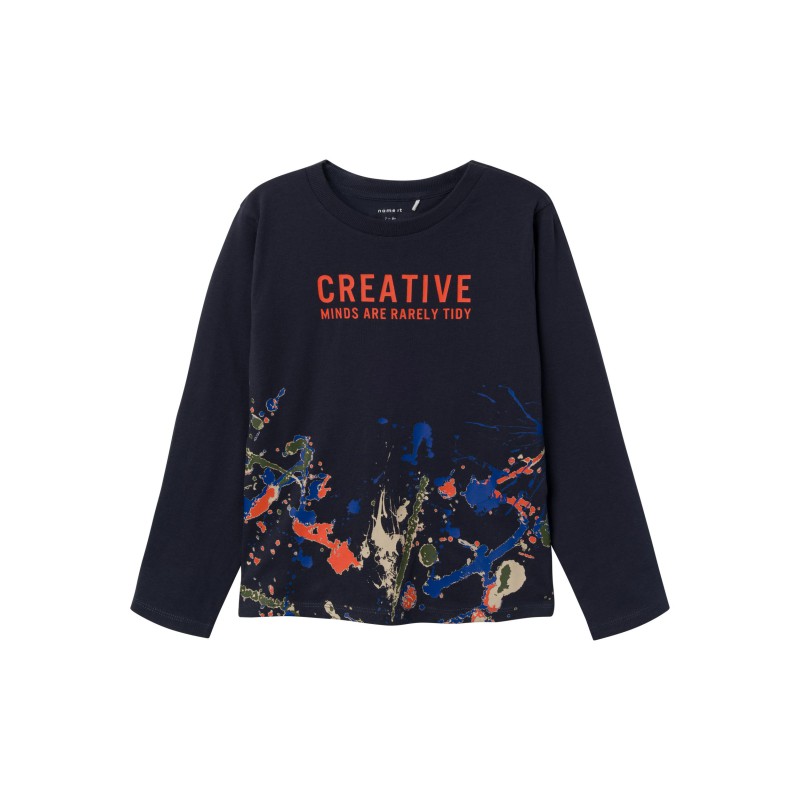 NAME IT Kids Niksen L/S top - India Ink