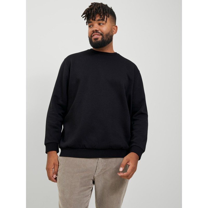 JACK & JONES Plus Bradley Sweatshirt - Sort