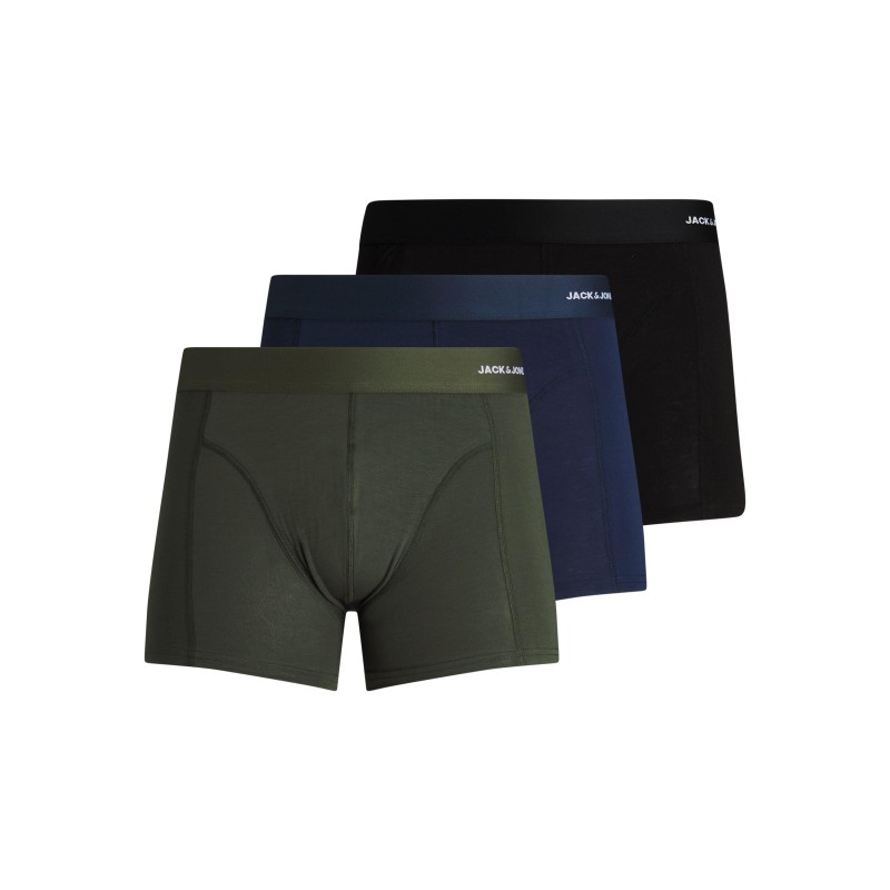 JACK & JONES Basic Bamboo Boxershorts 3-pak - Forest Night