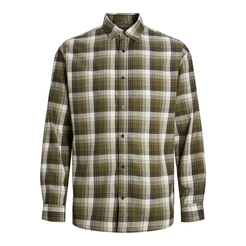 JACK & JONES JUNIOR Jcochaser Joshua Shirt Langærmet Junior - Forest Night