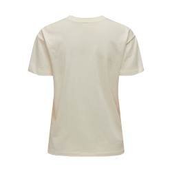 ONLY Cille S/S Lady Top Box Jrs - Cloud Dancer