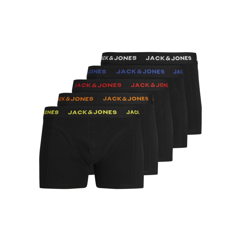 JACK & JONES Boksershorts 5-pak - Sort