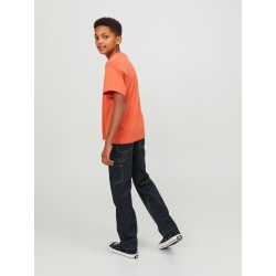 JACK & JONES Junior Karl Contrast Cargo Bukser - Sort
