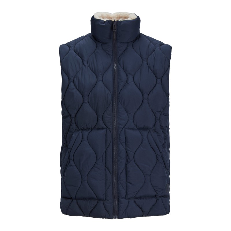 JACK & JONES Jprblusidewinter Reversible Vest Bf - Night Sky