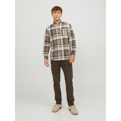 JACK & JONES Blubrook X-mas Skjorte - Pelican