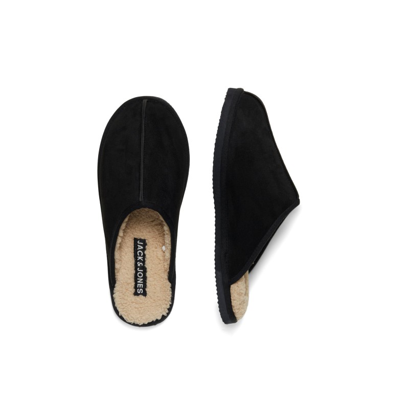 JACK & JONES Dudely Microfiber Slippers - Sort