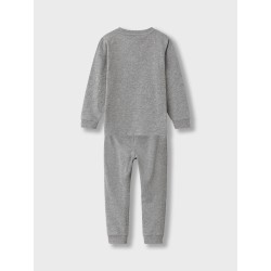 NAME IT Mini/Kids Spiderman Pyjamas Sæt - Grey Melange