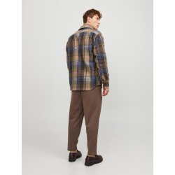JACK & JONES Relaxed Fit Overshirt - Toffee