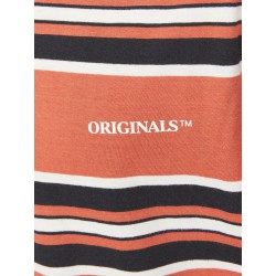 JACK & JONES Junior Hays Stripe T-shirt - Ginger