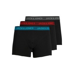 JACK & JONES Logoelastik Boxershorts 3-pak - Asphalt
