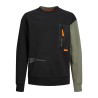 JACK & JONES Junior Activ Block Sweatshirt - Agave Green