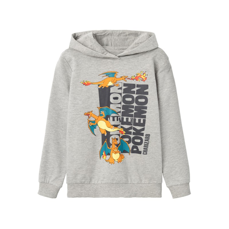 NAME IT Kids Mott Pokemon Sweatshirt - Grey Melange