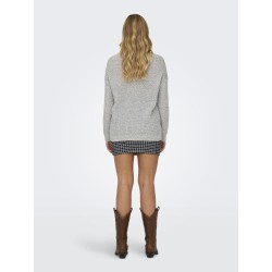 JDY New Megan Langærmet Pullover Knt - Cloud Dancer